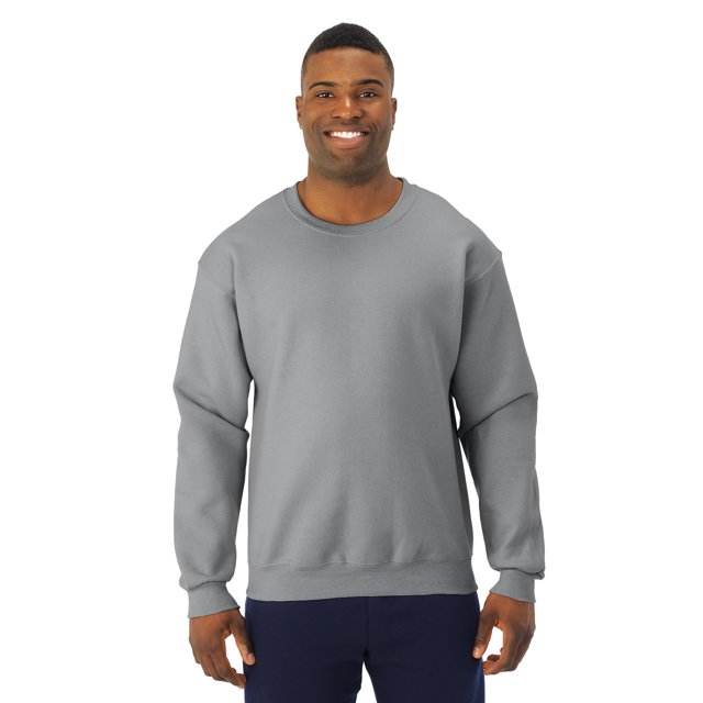 Jerzees Chandail Molletonné Ras du Cou NuBlend Super Sweats pour Hommes, 2X, Oxford
