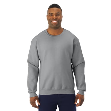 Jerzees Mens NuBlend Super Sweats Crew Sweatshirt, 2X, Oxford