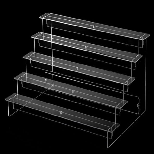 Échelle Acrylique 2-5 Couches Présentoir Support de Rangement Transparent pour Poupées Parfumées