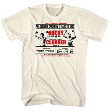 Rocky T-shirt à Manches Courtes pour Adultes Films Rocky Vs. Clubber