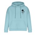 thumbnail image 4 of QIPOPIQ Men's Loose Fit Midweight Logo Sleeve Graphic Sweatshirt Clearance, 4 of 6