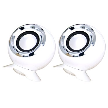 Weiweiguan 2pcs USB Computer Speaker Professional Computer Speaker Small Computer Speaker