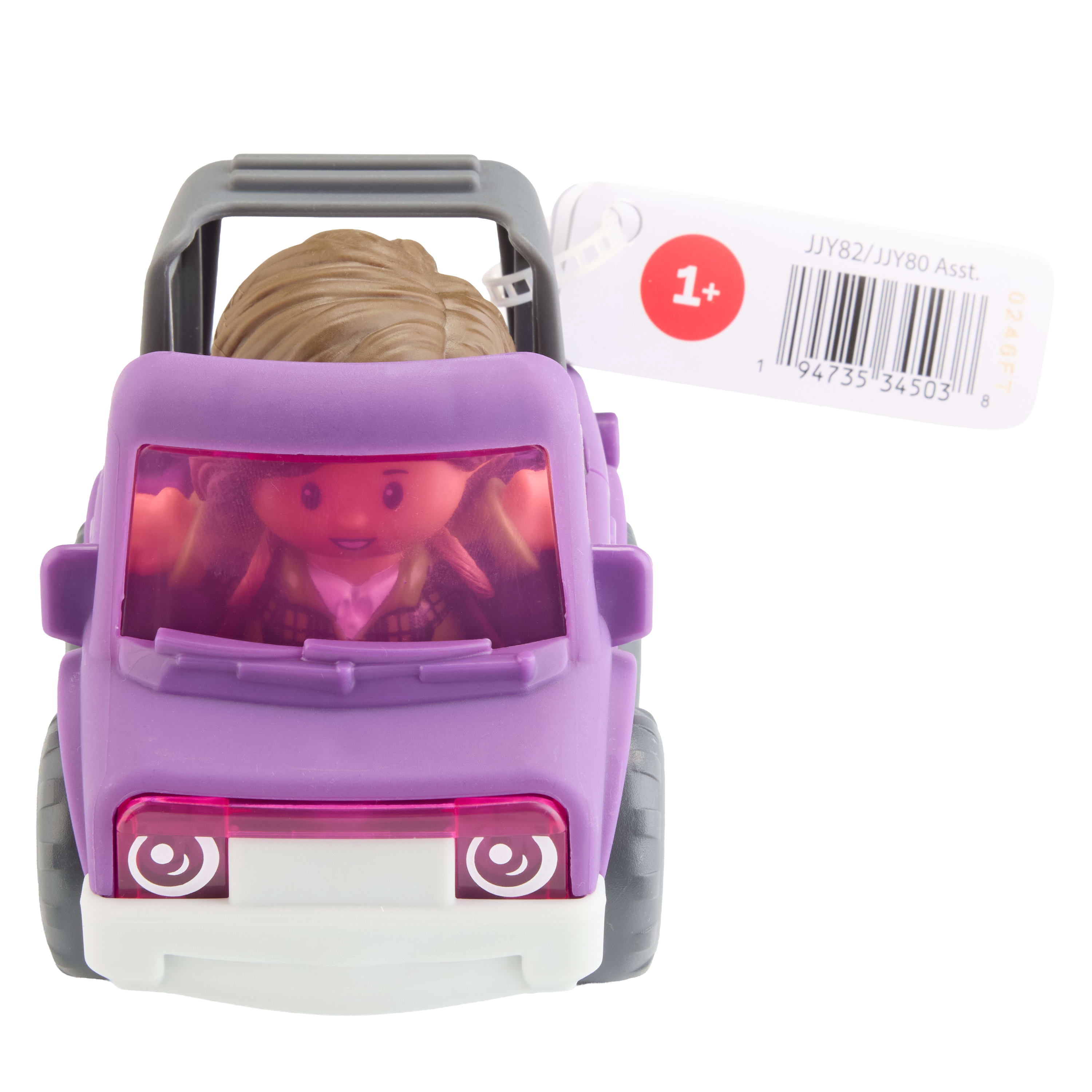 Fisher-Price Little People coffret VUS mauve jouet et figurine pour tout-petits, 2 pièces