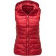 thumbnail image 1 of LinYooLi Gilet Matelassé pour Femmes Décontracté Chaud Léger à Capuche Gilet Rembourré à Fermeture Éclair 2022, 1 of 3