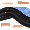 thumbnail image 5 of Stylish Checkered Bathroom Runner Rug - 20x32 in Non-Slip Long Bath Mat, Water Absorbent, Soft & Luxurious Microfiber, Machine Washable., 5 of 5