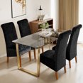 thumbnail image 4 of TopLLC Throw Blanket, Throw Blanket for Couch Velvet Stretch Chair Cover Large Slant High Back Chair Cover Solid Color Home Hotel Dining Chair Cover Allin One All Inclusive Dirtproof Chairs Cover, 4 of 6