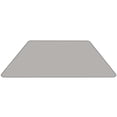 thumbnail image 5 of 29.5''W x 57.25''L Trapezoid Grey HP Laminate Activity Table - Standard Height Adjustable Legs, 5 of 5