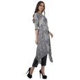 thumbnail image 3 of Moomaya Kurti 2 Pcs avec Pantalon pour Femmes Santoon Manches 3/4 Tenue de Fête Vêtements, 3 of 6