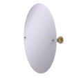 thumbnail image 1 of Miroir Ovale Inclinable Sans Cadre avec Bord Biseauté, 1 of 3