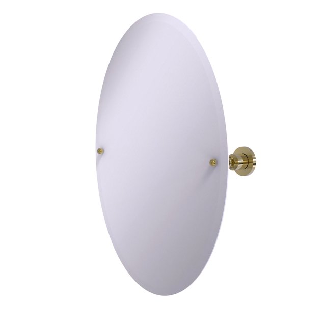 Miroir Ovale Inclinable Sans Cadre avec Bord Biseauté