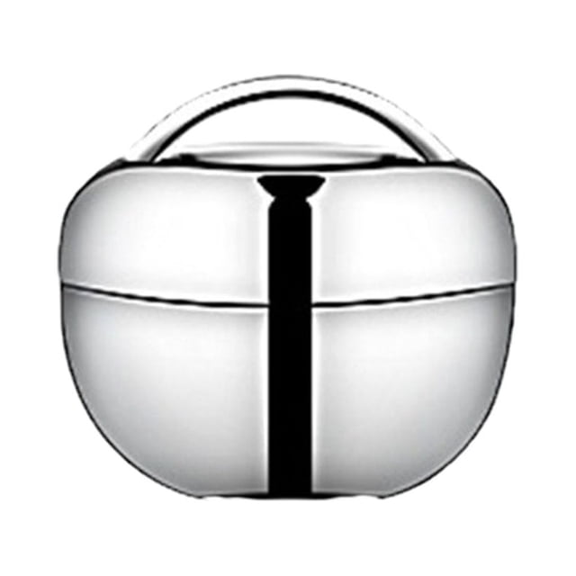 relayinert Durable Thermos Portable Picnic Bento Lunch Box With Safe To Suitable For All Occasions Versatile Silver 1L