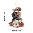 thumbnail image 2 of Hanging Car Accessories,Skull Car Accessories Skeleton Couple Pendant Keychain Car Accessories Backpack Small Pendant Keychains for Backpacks, 2 of 8