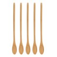 thumbnail image 3 of Long Handle Spoons, Wooden Soup Spoons Sturdy Durable  For Tea Stirring For Coffee Stirring For Sugar Stirring, 3 of 8