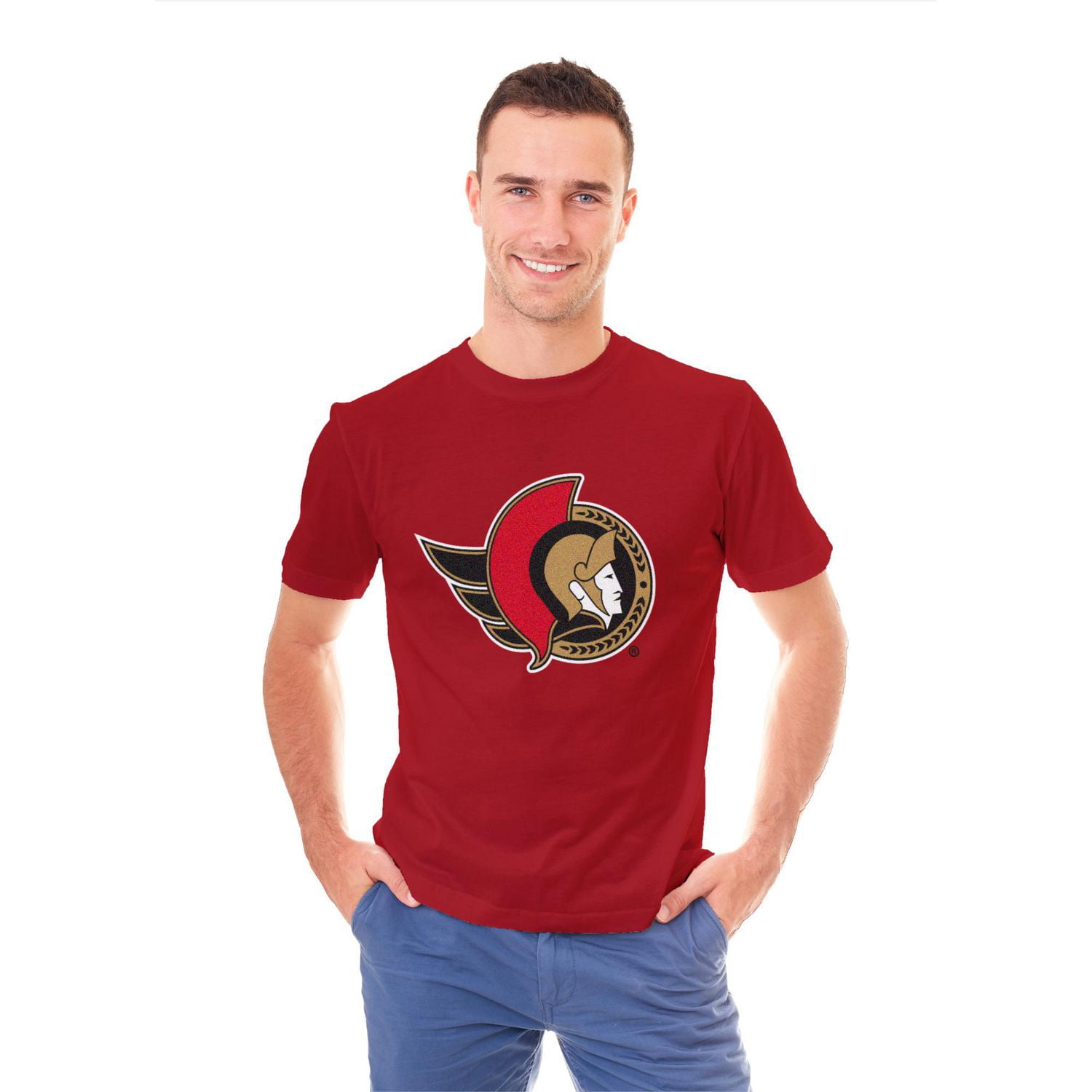 T-shirt à manches courtes pour hommes des Sénateurs d'Ottawa de la LNH *Exclusivité en ligne