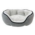 thumbnail image 1 of Pet Spaces 19in Oval Dog Bed, Cat Bed, Gray, 1 of 5