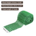 thumbnail image 2 of Unique Bargains Green Plastic Spike Rivet Sewing Trim, 2 Yards, 2 of 6