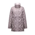 thumbnail image 4 of Veste Matelassée Femme Veste Matelassée à Manches Longues avec Poches Décontractée d'Hiver Style Long Puffer Vestes d'Hiver pour Femmes, 4 of 4