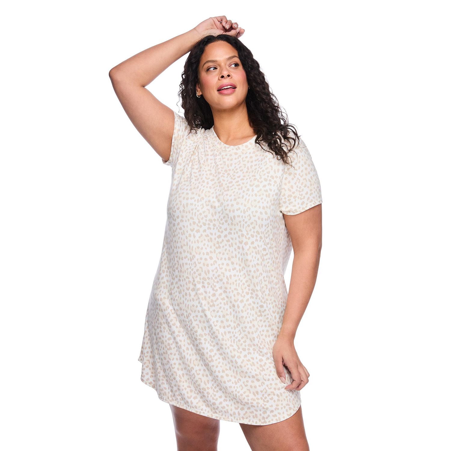 Chemise de nuit imprimée George Pluspour femmes
