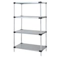 thumbnail image 1 of 4-Shelf Galvanized Steel Solid Shelving Unit, 18 x 36 x 54 in., 1 of 1