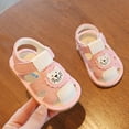 thumbnail image 2 of XDZJLR 2024 Little Sandals Walking Soft Sole Slip Baotou Shoe, 2 of 6