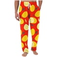 thumbnail image 1 of Pisexur Sweatpants for Men High-end Fabric Work Pants for Men,Men Printing Elastic Waist Draw Rope Pocket Full Length Pants Red,S, 1 of 5