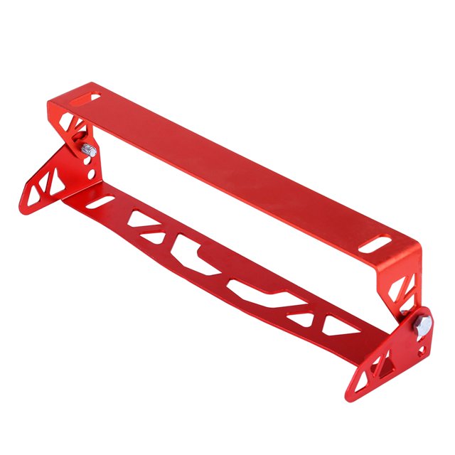 Support Universel pour Pare-Chocs avant de Plaque d'Immatriculation, Support de Plaque d'Immatriculation, Support Réglable de Déplacement de Plaque d'Immatriculation pour Voiture