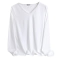 thumbnail image 3 of Kcodviy Femmes Col Rond Molleton Hommes Haut Thermique 2X Doublé Thermique Ajusté Haut Thermique pour Hommes Manches Longues Hauts Manches Longues Thermique Femmes Haut Thermique Chemises Hauts d'Hiver, 3 of 7