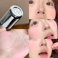 thumbnail image 3 of Korean Style Liquid Blush Pen for Natural Rosy Cheeks and Lips Soft Peach Pink Fluffy Brush, 3 of 8
