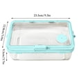 thumbnail image 4 of Portable Food Storage Container with Ice Crystal | Leakproof Lunch Box for Vegetables Fruit and Snacks | Outdoor Picnic Basket for Home Travel Camping, 4 of 4