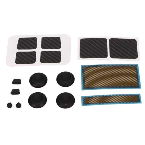 Ensemble de Protection pour Console Portative, Kit de Protection pour Console de Jeu Autocollants pour Pavé Tactile Autocollant de Bouton Capuchon de Joystick en Silicone avec Boîte de Rangement pour Console de Jeu