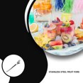 thumbnail image 4 of Shengyu Fruit Fork Stainless Steel Cake Candy Dessert Forks Party Tableware Solid Toothpicks Bento Box Accessories Type 1 Type 3, 4 of 6