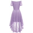 thumbnail image 4 of WEAIXIMIUNG Robes Tendance pour Invitées de Mariage pour Femmes Printemps 2024 Grande Taille Robe à Épaules Dénudées Asymétrique en A Robe de Cocktail de Mariage Rouge P, 4 of 4