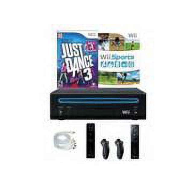 Console Nintendo Wii Remise à Neuf avec Just Dance 3, Wii Sports et 2 Manettes. la Console de Jeu Vidéo Remise à Neuf Est Affichée avec Deux Manettes Noires, un Câble Blanc et des Étuis de Jeu pour Just Dance 3 et Wii Sports. Inspectée et Nettoyée Professionnellement, Elle Peut Avoir des Imperfections Cosmétiques Mineures. Idéale pour les Amateurs de Jeux de Mouvement.
