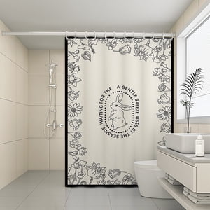 TIMIFIS Shower Curtain Fabric Shower Curtain Weighted Shower Curtain Bathroom Shower Curtain Watertight Shower Curtain Shower Curtain Liner