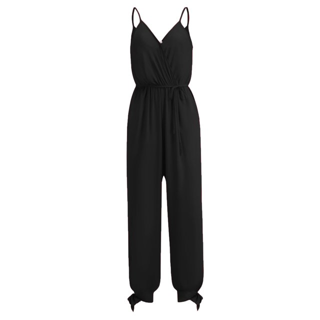 drppepioner Combinaison Short Sans Dos à Col en V Sans Manches pour Femmes, Mode, Décontractée, Imprimée, Longue