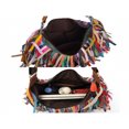 thumbnail image 4 of LNGOOR Women‘s Colorful Fringed Bag  Genuine Leather Soft Casual Shoulder Bag  Random Color, 4 of 6