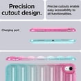 thumbnail image 4 of Étui de Tablette Bling Pailleté de Luxe pour IPAD PRO11 AIR3 4 5 Résistant aux Chutes IPAD 10 Mini 4 5 6 Silicone Souple Transparent Mode Rose pluple pour IPAD Mini 4, 4 of 6