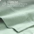 thumbnail image 2 of Bare Home Ensemble de Draps en Flanelle - 100 % Coton - Poche Profonde - Très Grand Simple, Menthe, 3 Pcs, 2 of 7