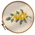 thumbnail image 4 of veasfak Cross Stitch Stamped Embroidery with Embroidery Hoop - Flower CD005, 4 of 9