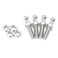 thumbnail image 4 of Unique Bargains 4 Set 10mm Car Gas Strut Ball Stud Silver Tone for Gas Struts Shock, 4 of 5