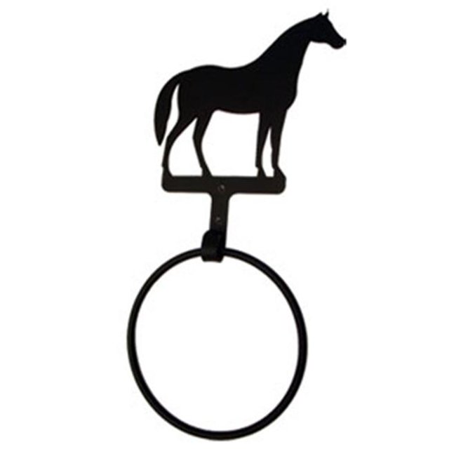 Village Wrought Iron TBR-68 Anneau de Serviette de Cheval Debout