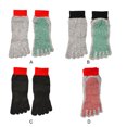 thumbnail image 4 of maskred Prevent Foot Injuries On Any Adventure With 5 Toe Cut Resistant Socks Grey Is Gray green red bind 1Set, 4 of 6