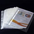 thumbnail image 4 of CUITING 200 Pcs Protecteurs de Documents Pinces à Classeur en Papier Transparent Sans Acide, 4 of 5