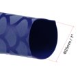 thumbnail image 4 of Unique Bargains 41mm Plat 3.3ft 2:1 Rapport Bleu Thermorétractable Enveloppe Manchon pour Poignées Canne à Pêche Poignée, 4 of 5