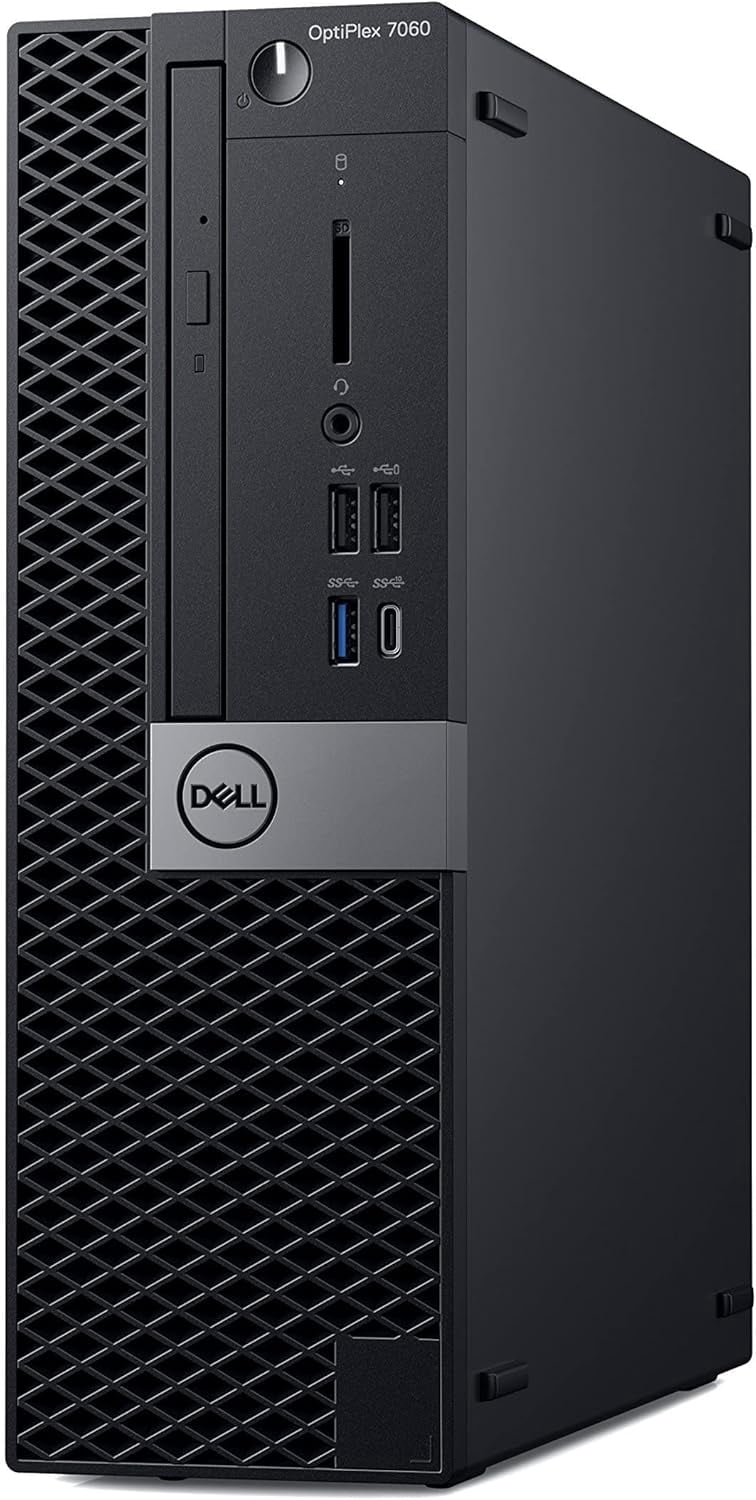 Refurbished  Dell OptiPlex 7060 SFF Desktop Computer – Intel Core i5-8500 Six Core (4.3GHz Turbo), 8GB DDR4 RAM, 256GB Nvme M.2 SSD,  Windows 11 Pro