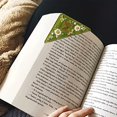 thumbnail image 4 of MesaSe Hand Embroidered Corner Bookmark  Hand Stitched Felt Corner Letter Bookmark  Felt Triangle Bookmark  Cute Flower Letter Embroidery Bookmarks For Book Lovers (summer) ZZZ, 4 of 7