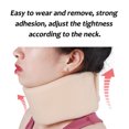 thumbnail image 2 of Soft Foam Neck Brace Universal Cervical Collar Adjustable Neck Support Brace for Migraine Due to Cervical Spine Problems Cervical Collar Neck Pain Relief for Cervical Decompression, 2 of 9