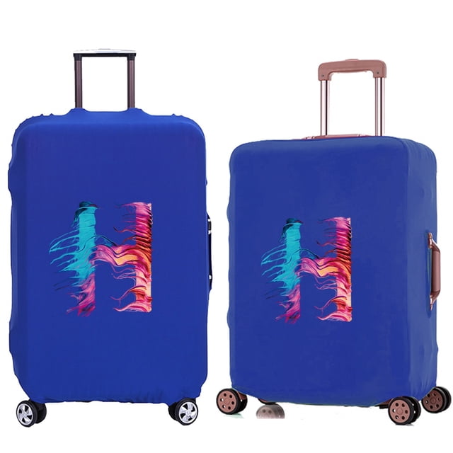 Suitcase Protective Cover Trolley Travel Suitcase Elastic Dustroof Cover Apply To 18-28 Inch Luggage Paint Series Pattern 8paintH M