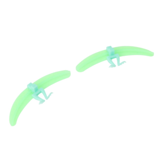 Outil de Séparation de Cils, Utilisation Pratique et Commode Séparateur d'Extension de Cils en Silicone Résultat Amélioré Réutilisable Lavable pour Salon de Beauté Vert