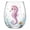 C, variant on SLYNSHome Stemless Wine Glass 2D Sea Animals, Ocean Themed Clear Tumbler With Seaweed And Star Design, Coastal Home Decor Drinkware For Sea Lovers